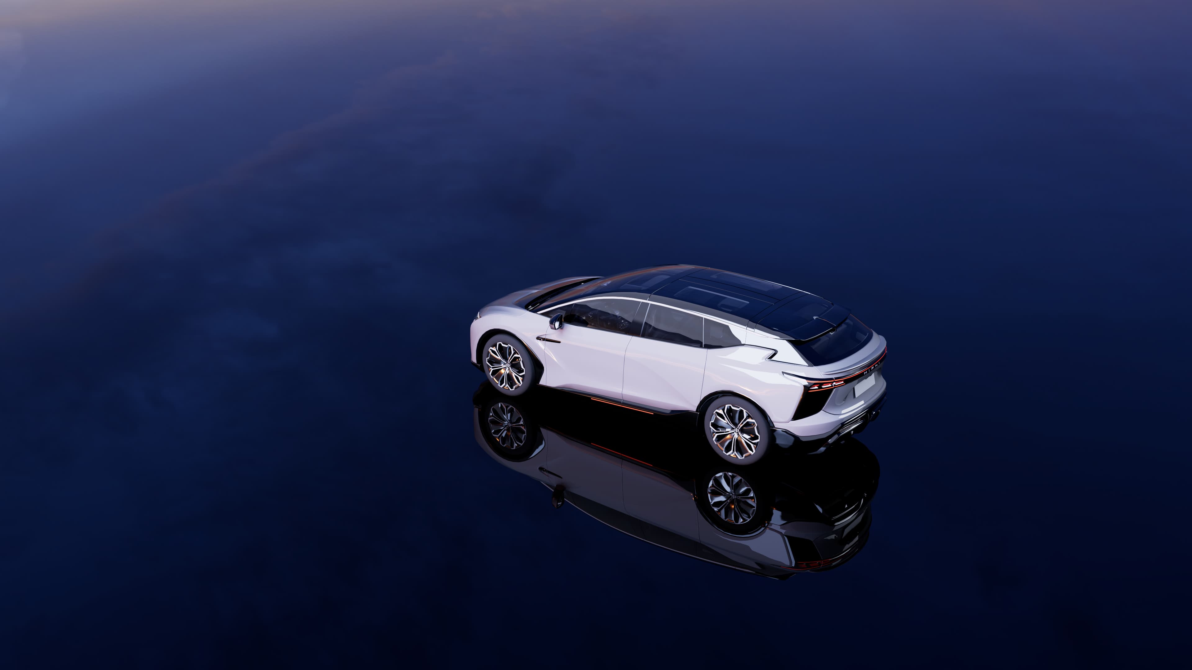 Car Scene Render Exploration