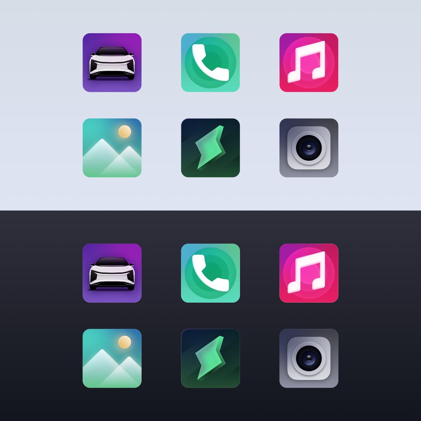 Icons Visual Effect Exploration