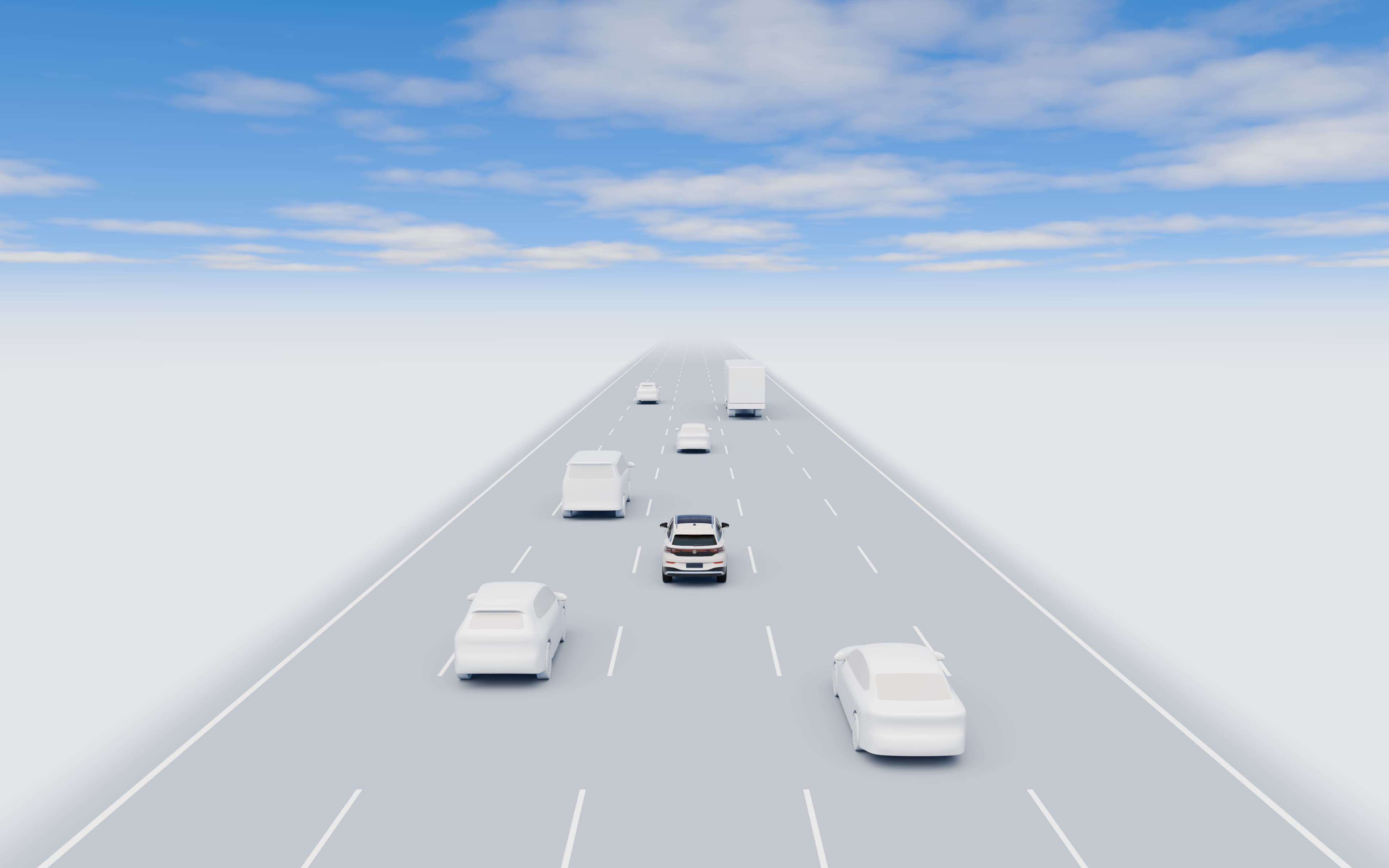 白天智驾道路环境