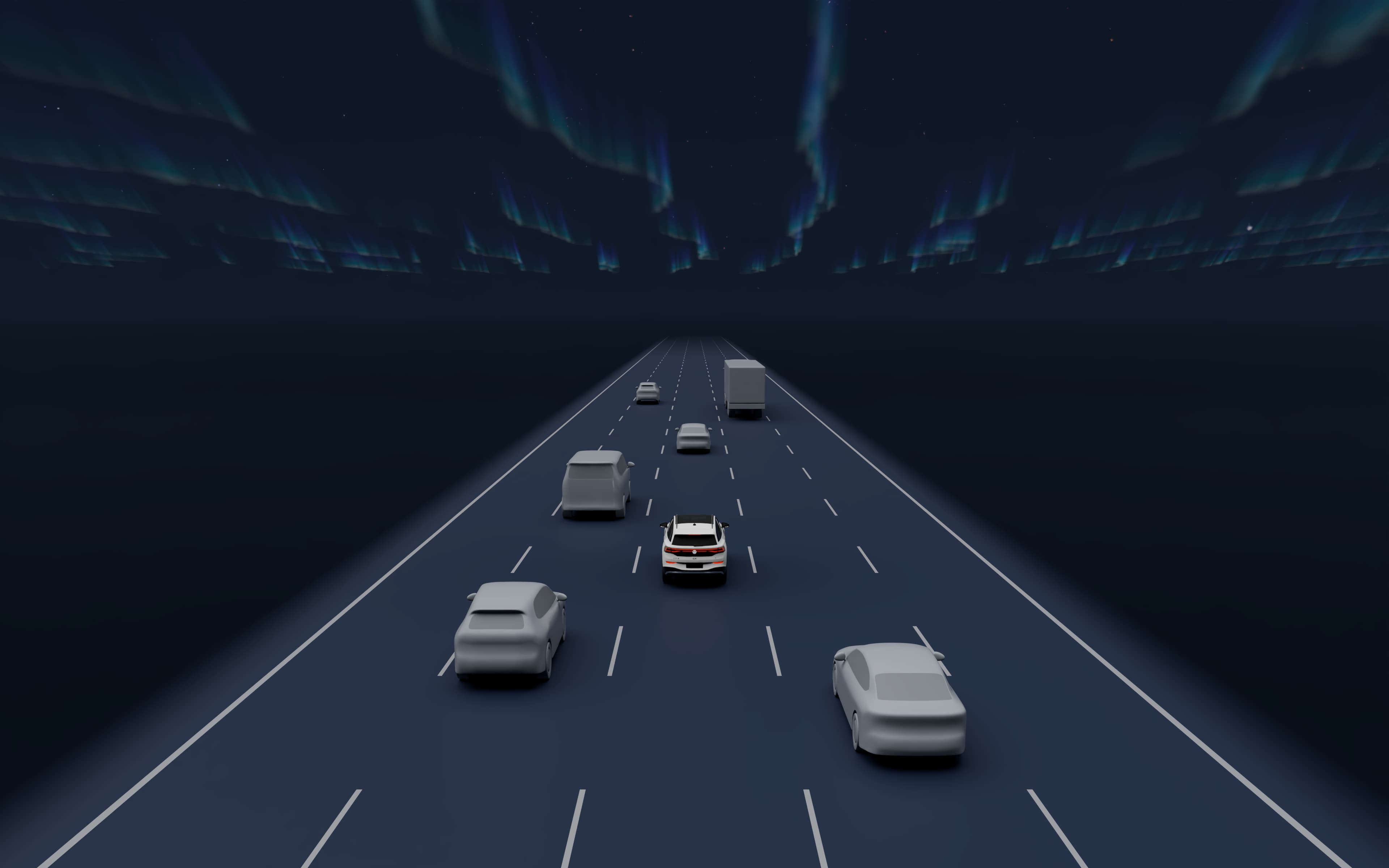 黑夜智驾道路环境